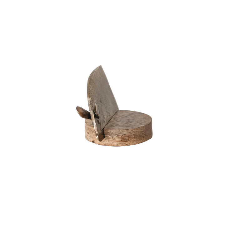 Mouse Shaped Cheese Knife & Stand