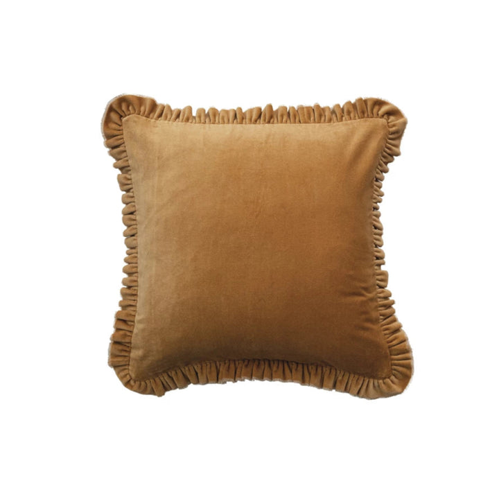 Mustard Velvet Pillow