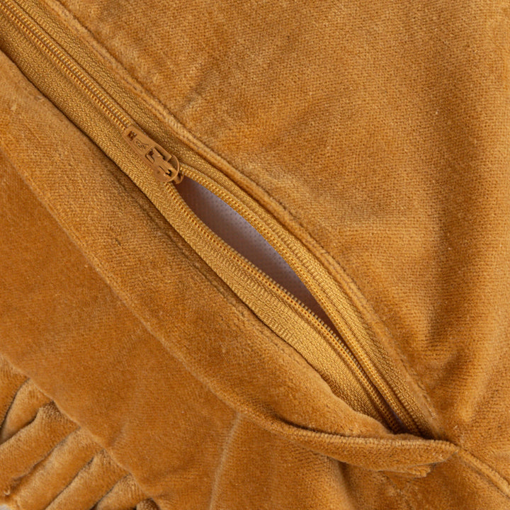 Mustard Velvet Pillow