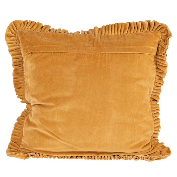 Mustard Velvet Pillow