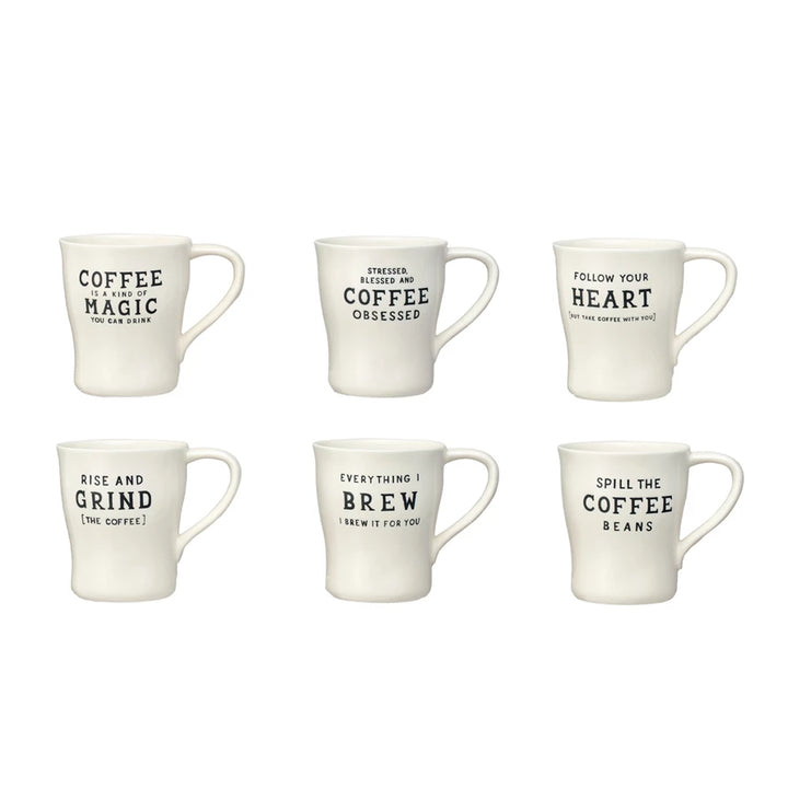 Stoneware Mug With Saying