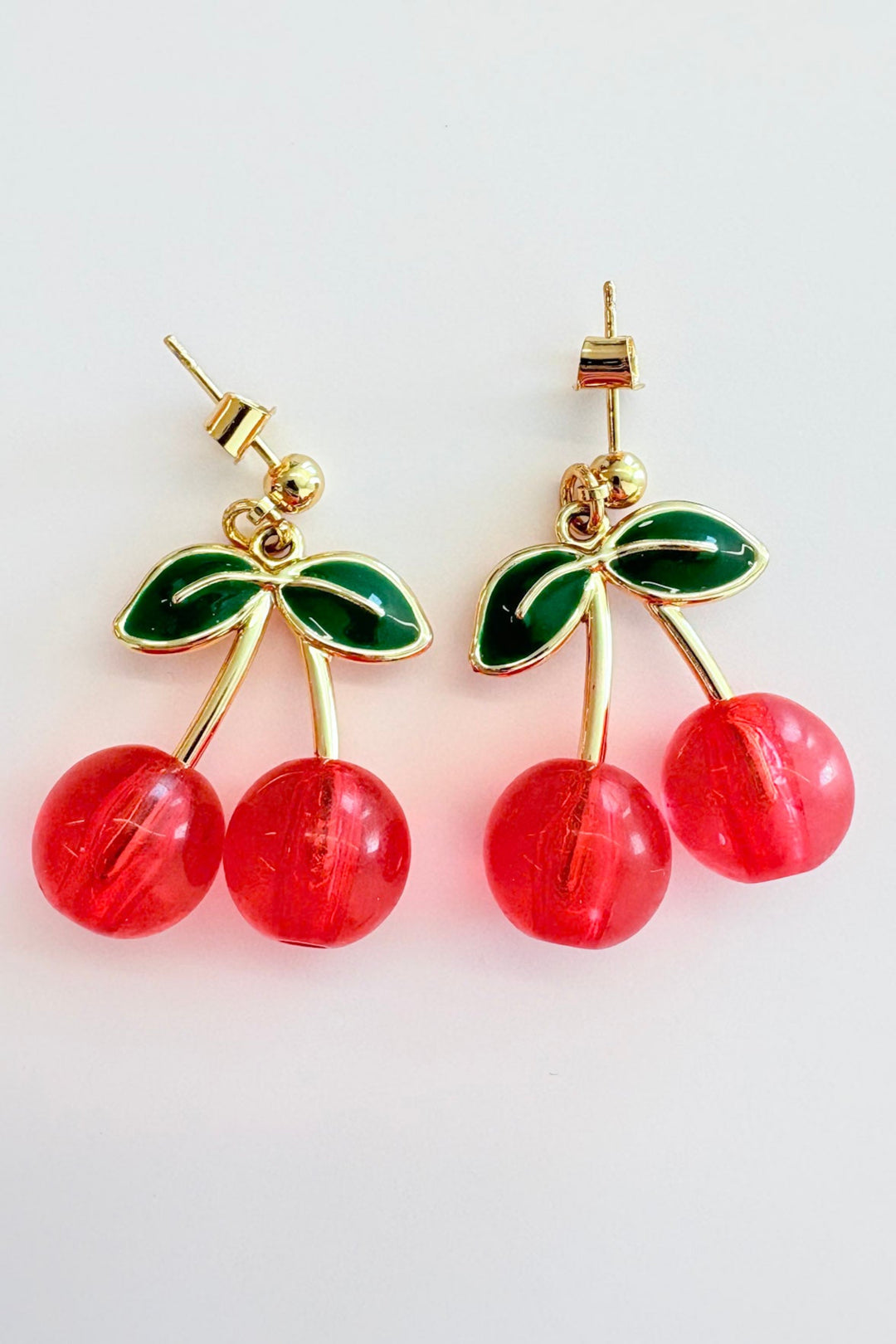 Cherry Drop Earrings