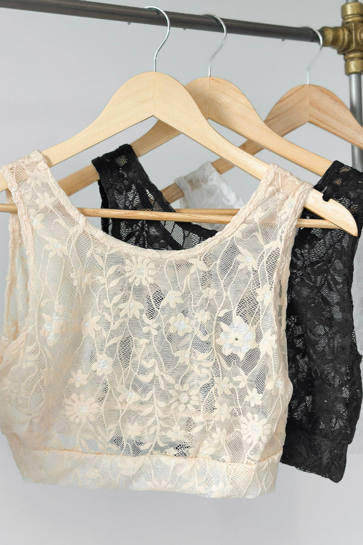 Lace Halftee Tank
