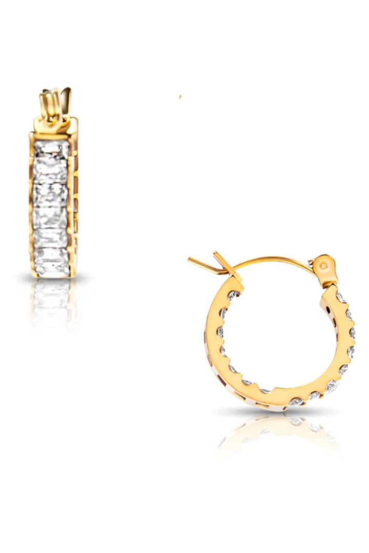 Ellie Vail - Lyndsay Huggie Hoop Earring