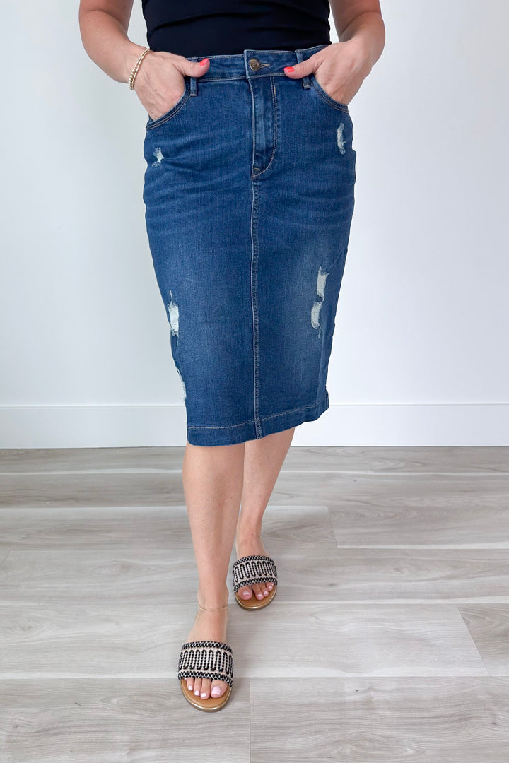 The Indie Denim Skirt