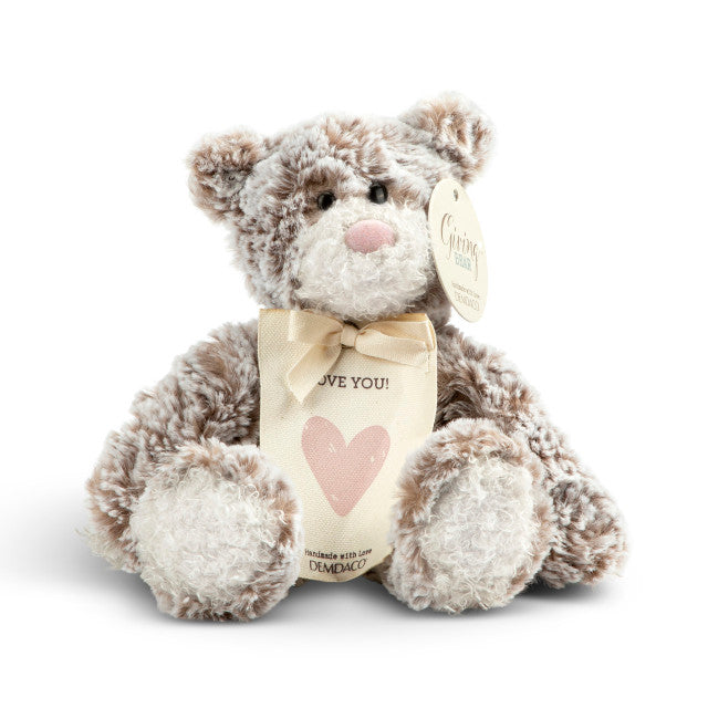 Pink Heart Mini Giving Bear
