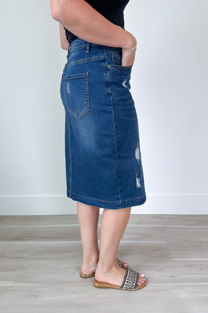 The Indie Denim Skirt