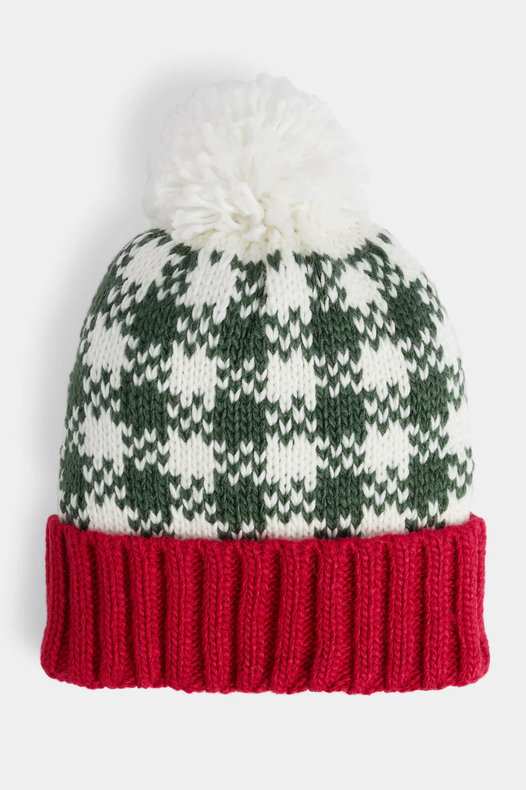 Holly Houndstooth Hat