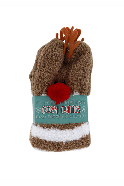 Cozy Cuties Fuzzy Holiday Socks