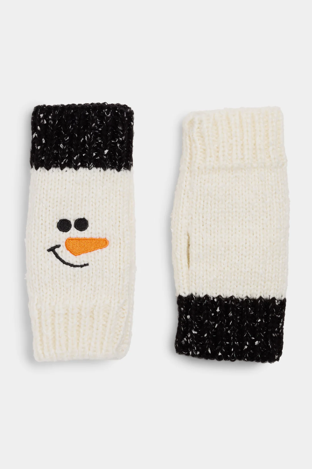 Marled Snowman Gloves