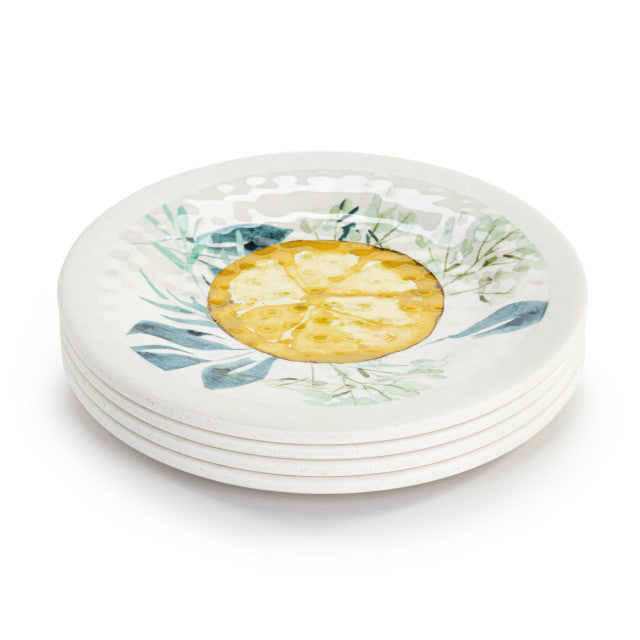 Lemon Appetizer Melamine Plate