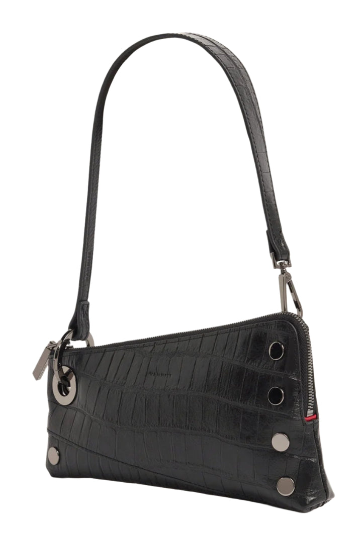 Hammitt Nash Pochette - Evening Crocco/Gunmetal