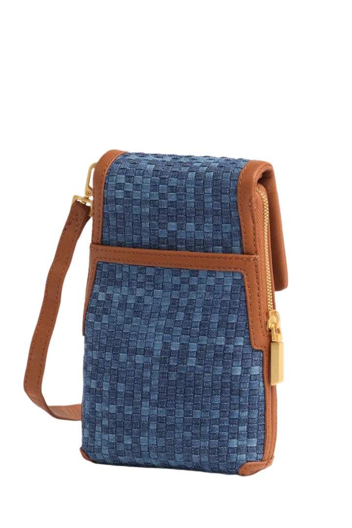 Hammitt Vip Mobile - Mosaic Denim/Brushed Gold