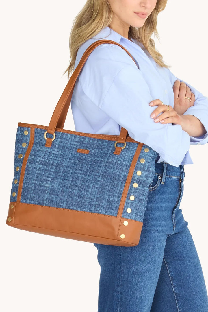 Hammitt Anderson Revival - Mosaic Denim/Brushed Gold