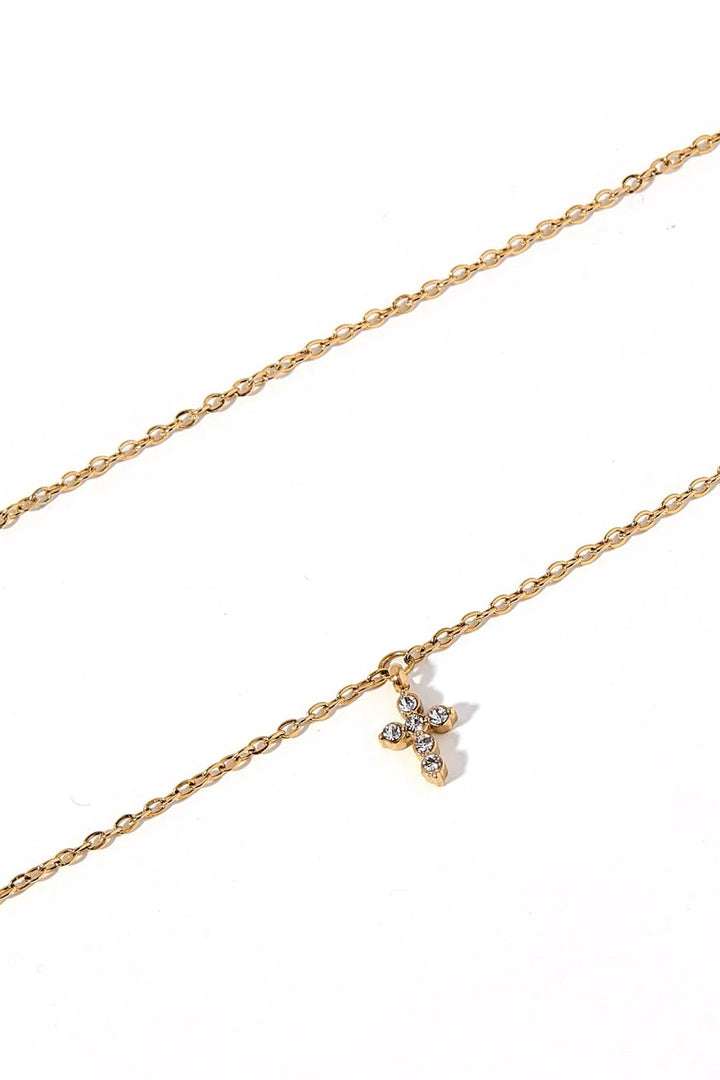 Carly Cross Necklace