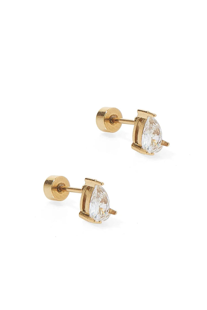 Paige Pear Studs