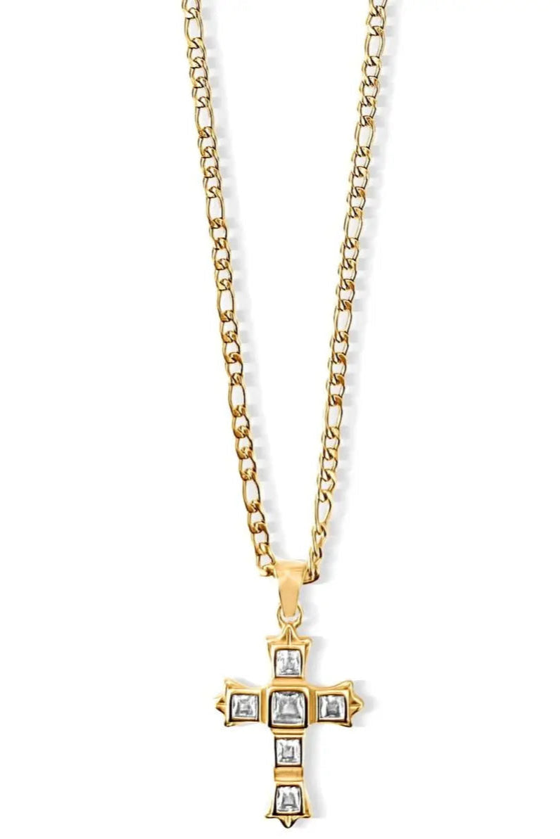 Ellie Vail Maren Figaro Chain Cross Necklace