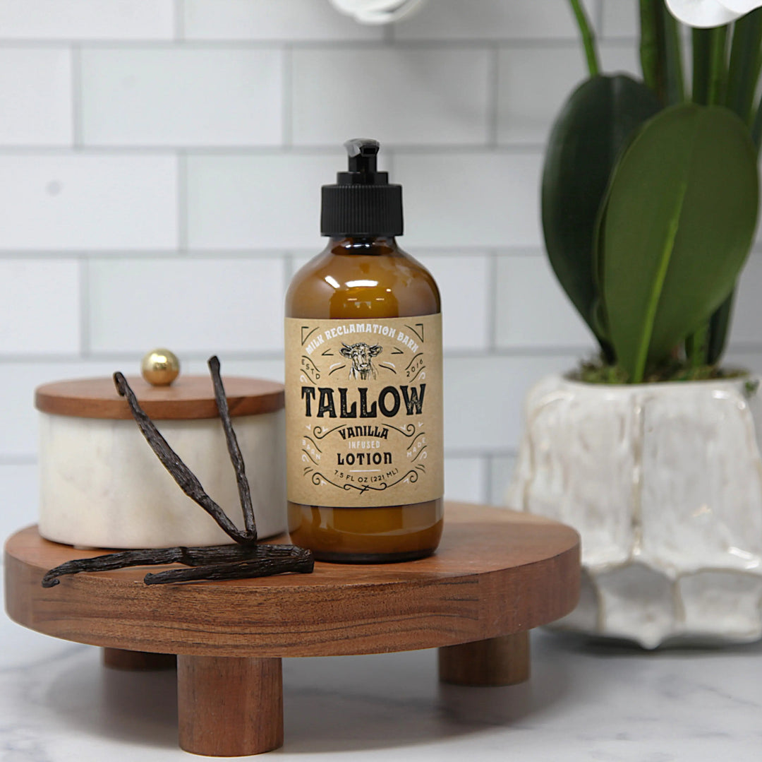 Vanilla Grass Fed Beef Tallow Lotion