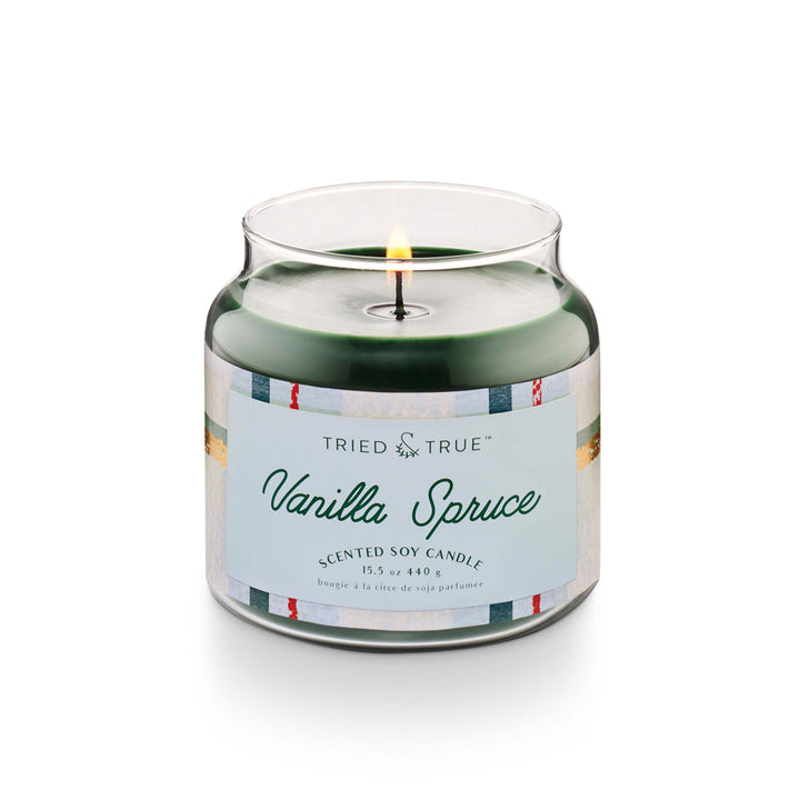 Vanilla Spruce Soy Candle
