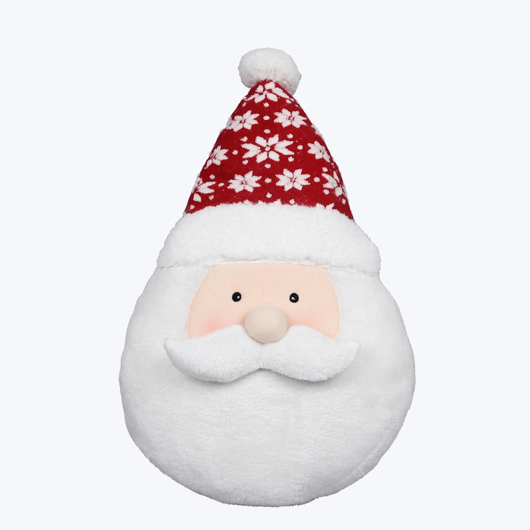 Santa Face Shaped Pillow