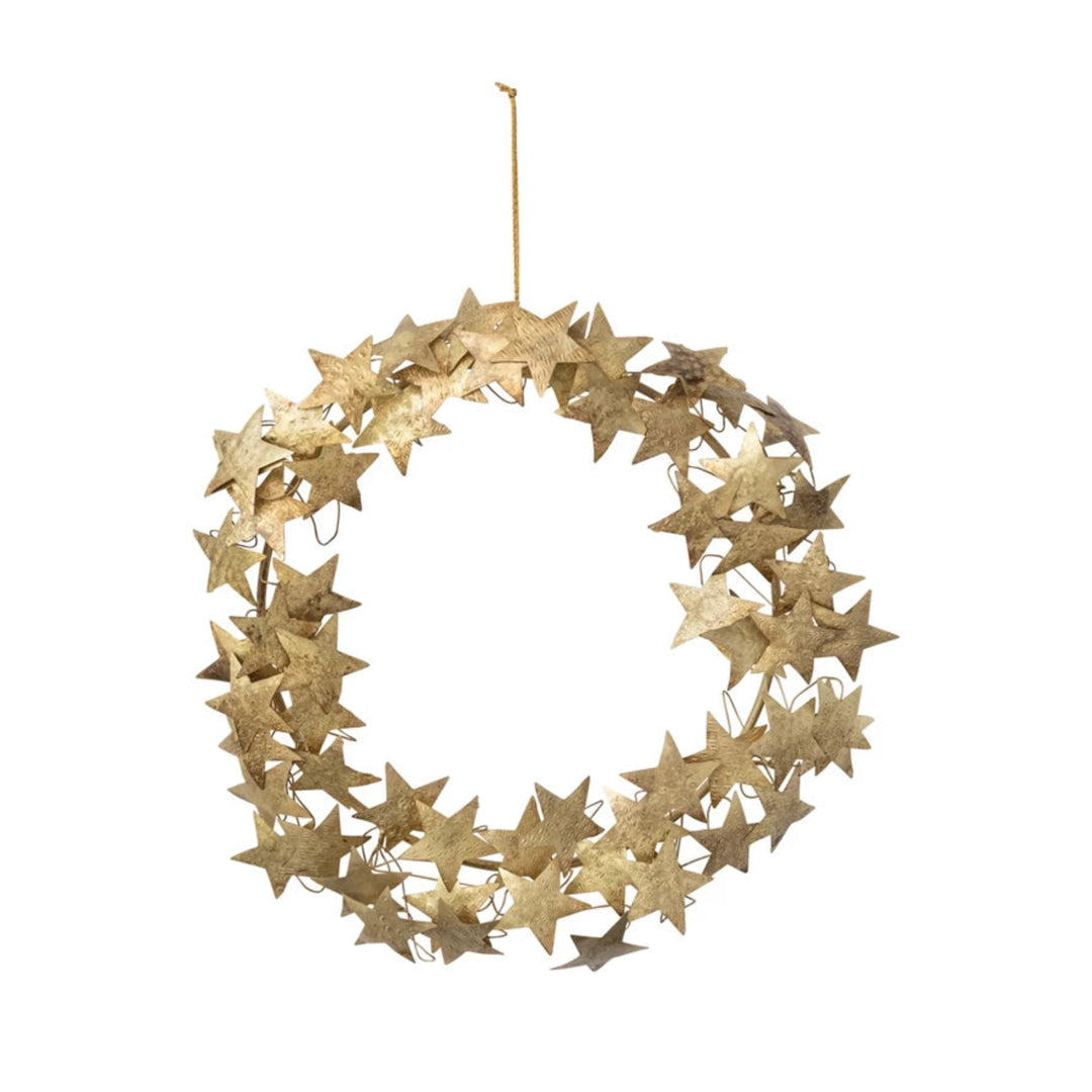 Stars Of Gold Wreath