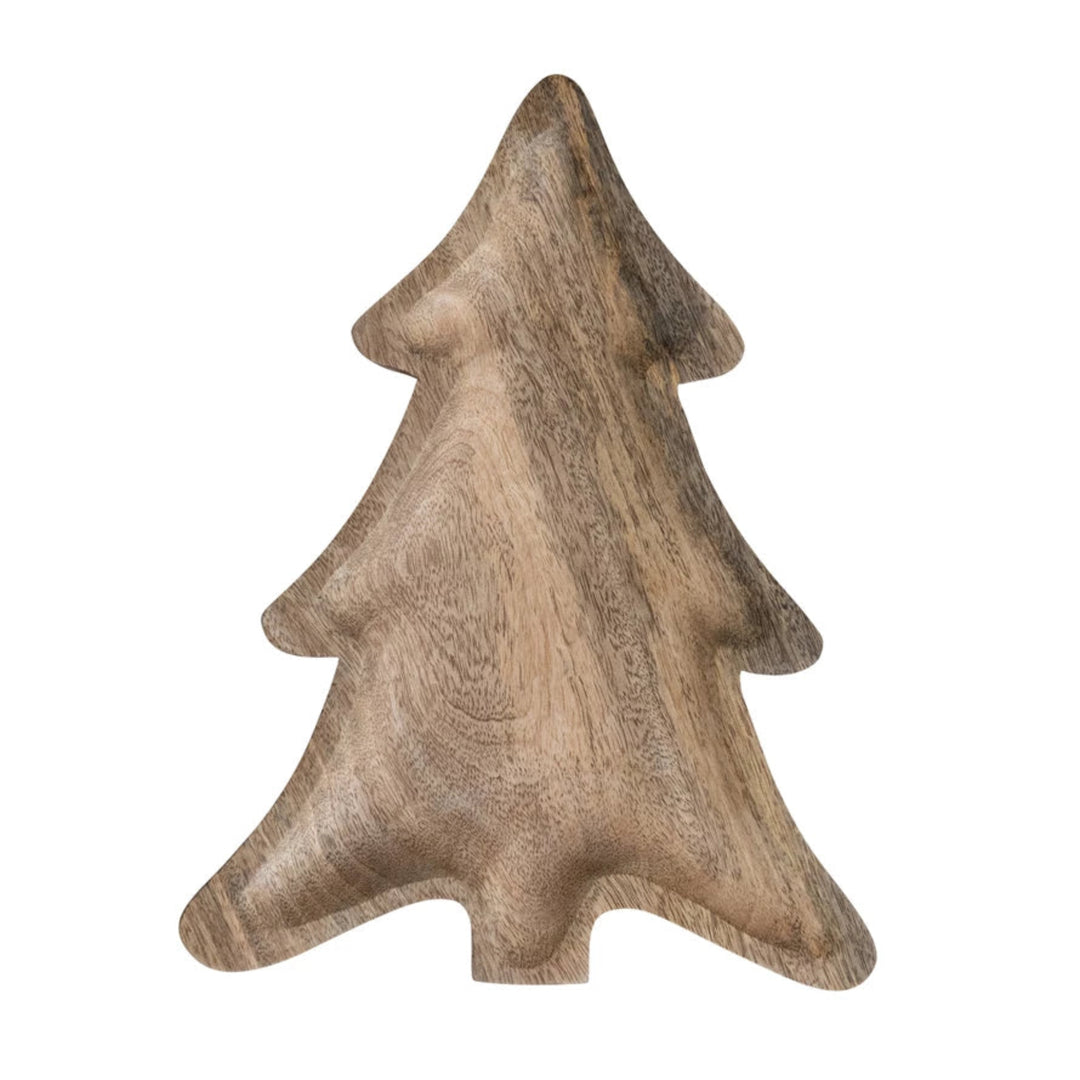 Tree Shaped Wooden Tray