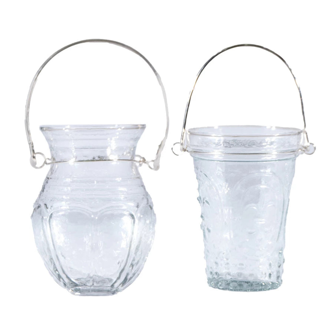 Glass Hanging Tealight Holder