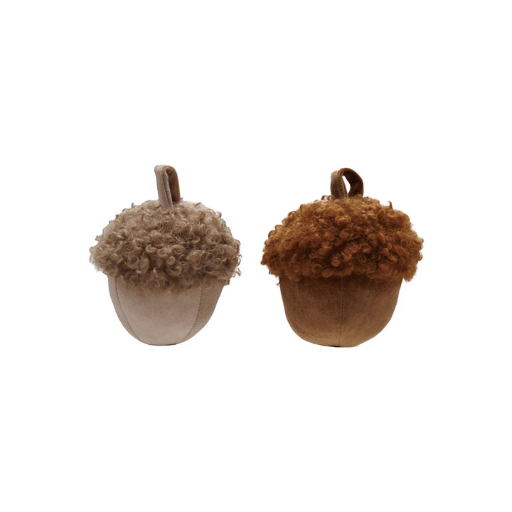 Velvet Sherpa Plush Acorn