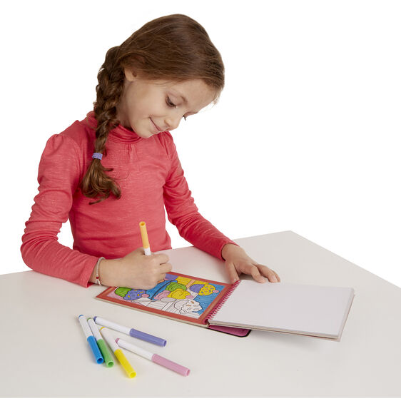 Girl's Color By Number Set