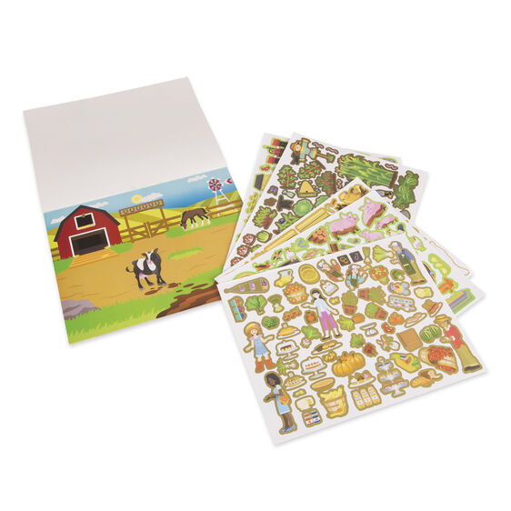 Farm Reusable Sticker Pad