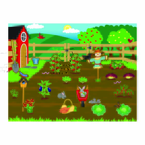 Farm Reusable Sticker Pad