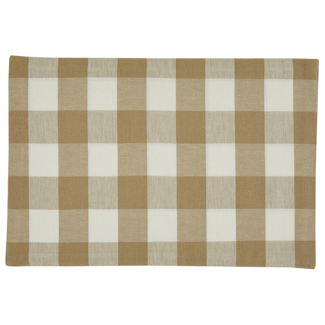 Wicklow Check Natural Placemat