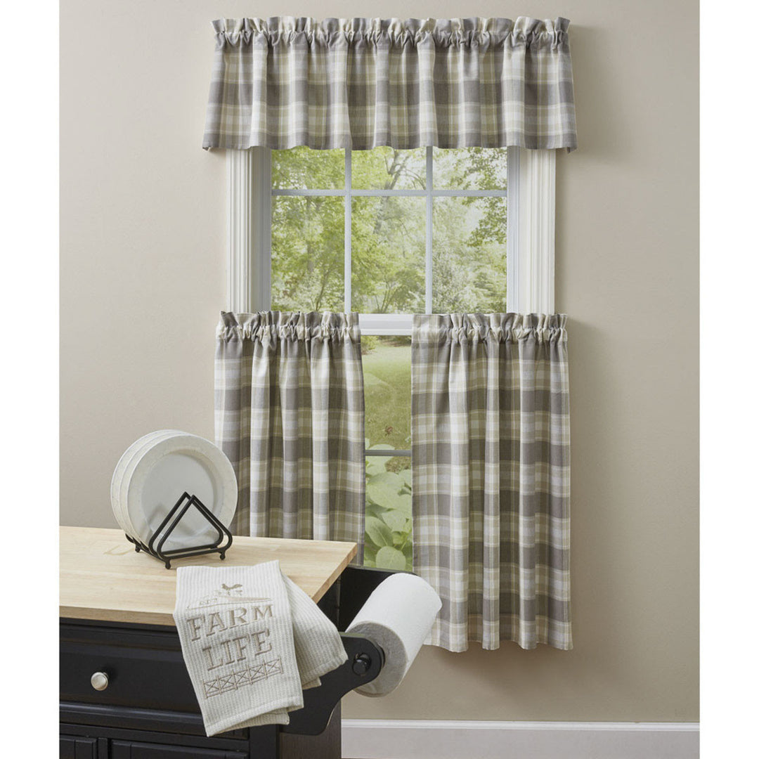 Weathered Oak Valance