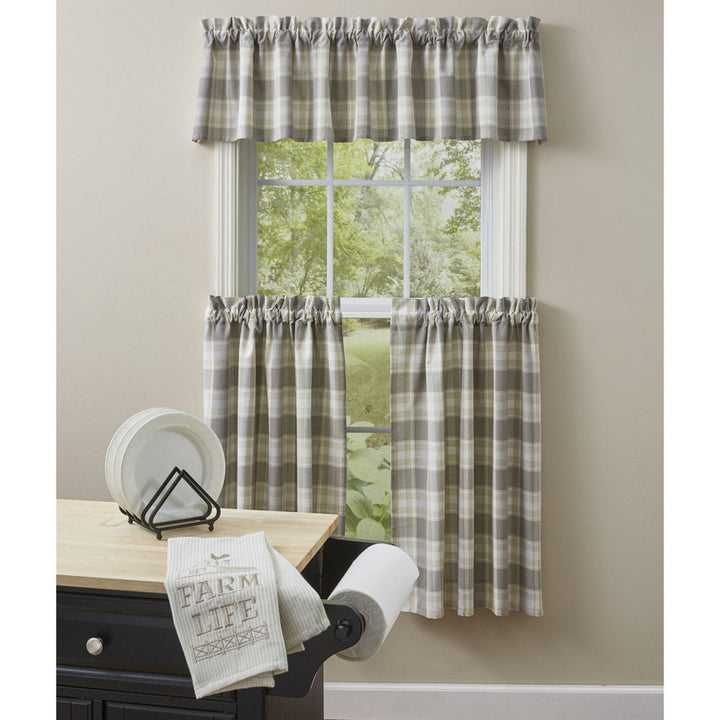 Weathered Oak Valance