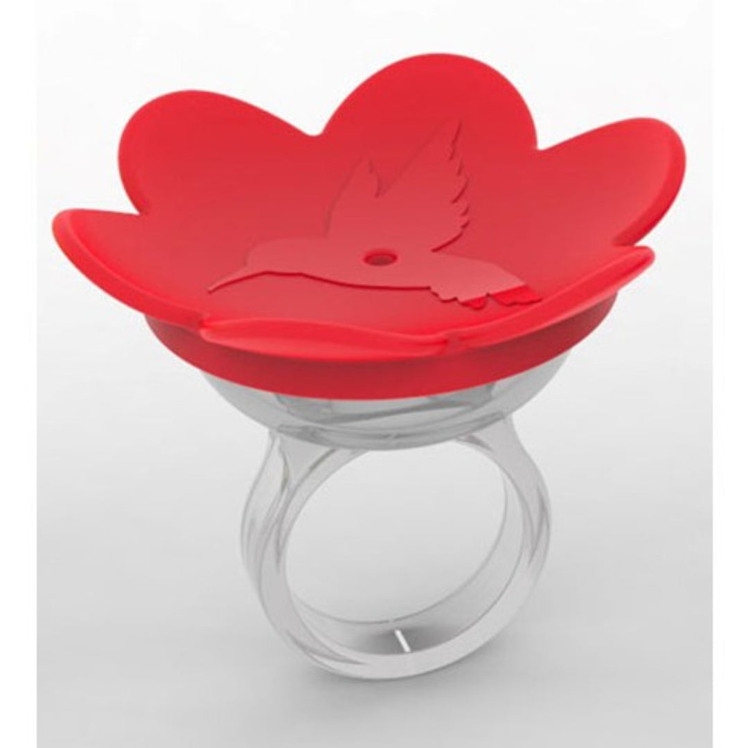 Red Hummingbird Ring Feeder