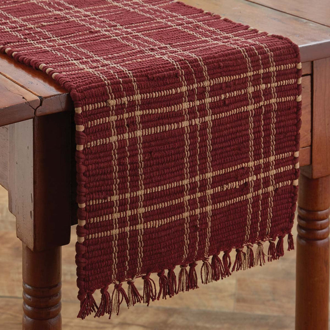 Sturbridge Wine Chindi Table Runner