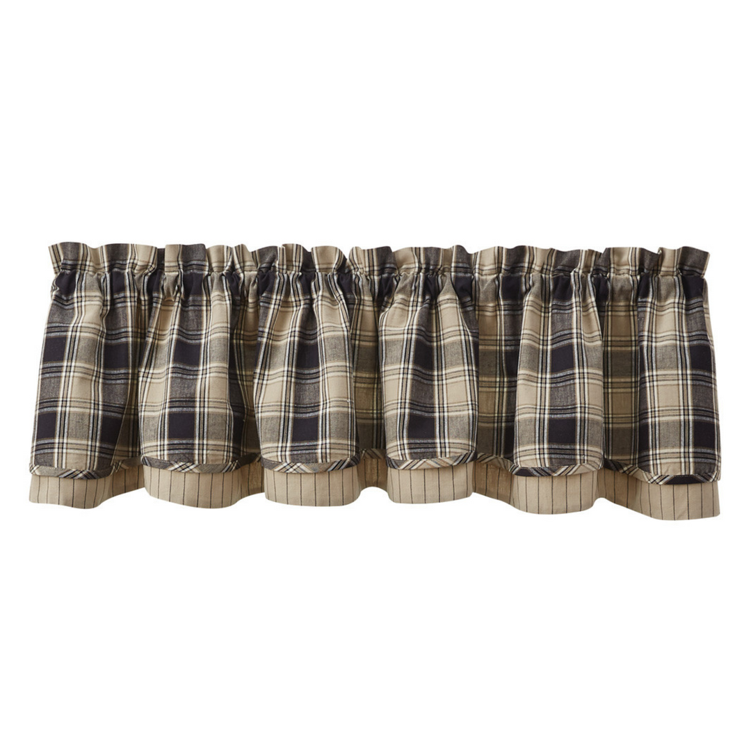 Soapstone Lined & Layered Valance