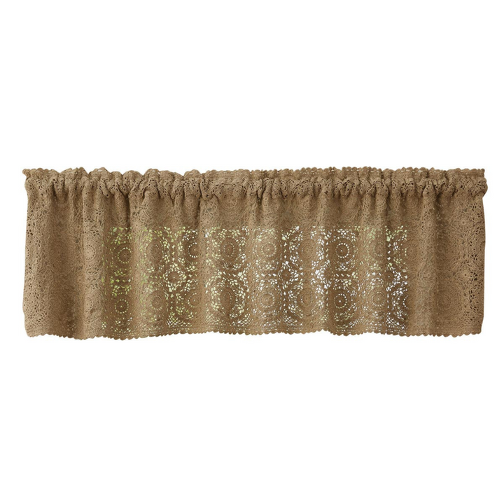 Oatmeal Lace Valance