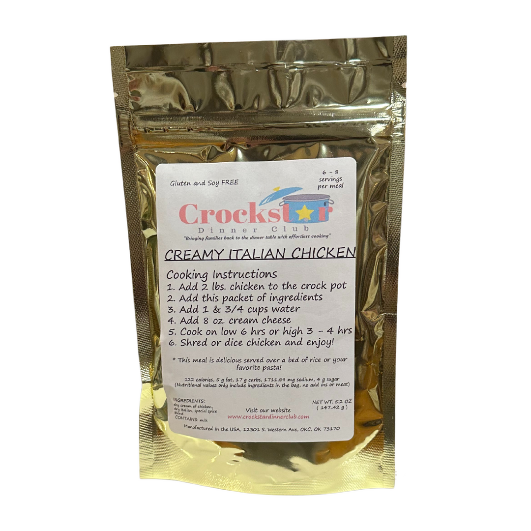 Crockstar Creamy Italian Chicken
