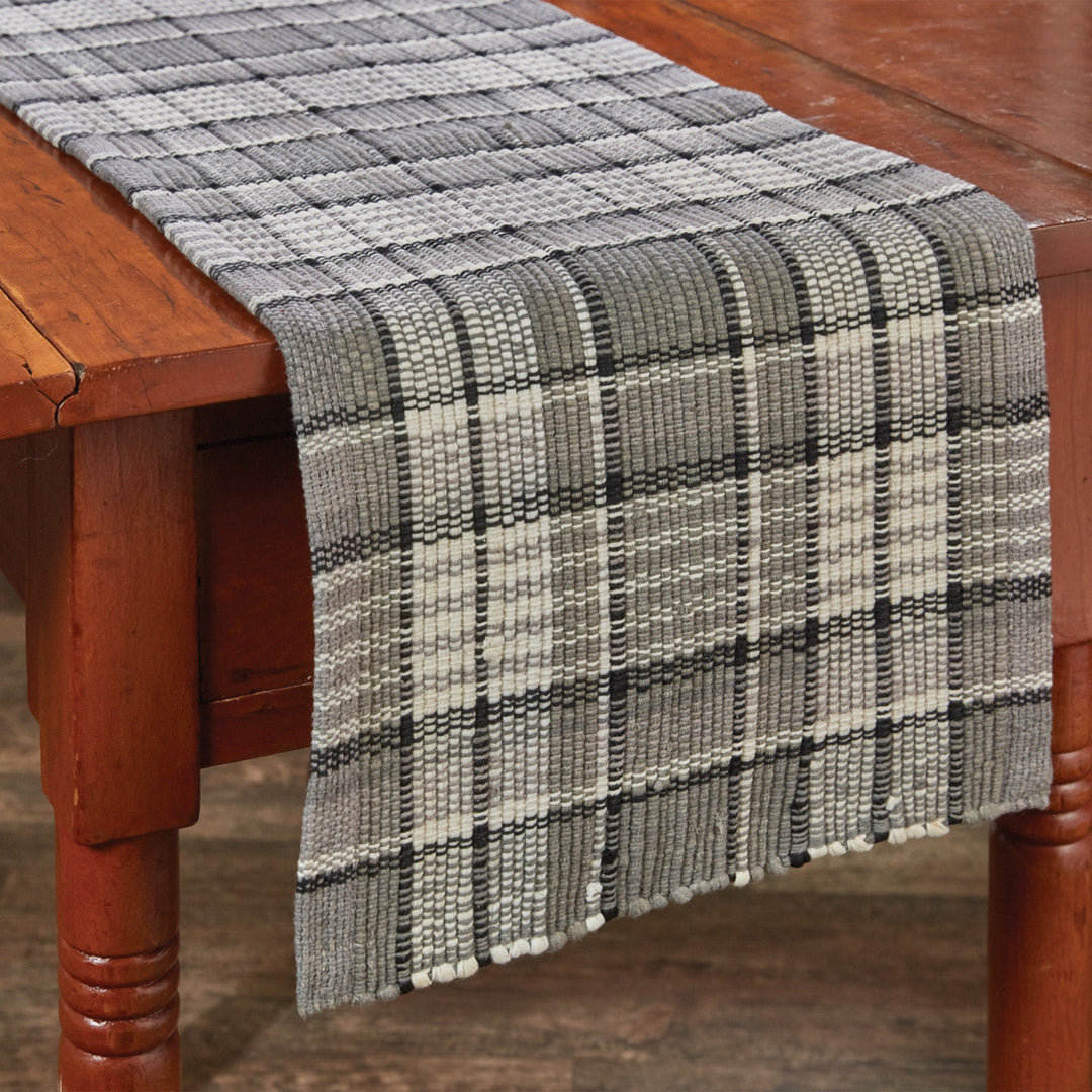 Grey Area Chindi Table Runner