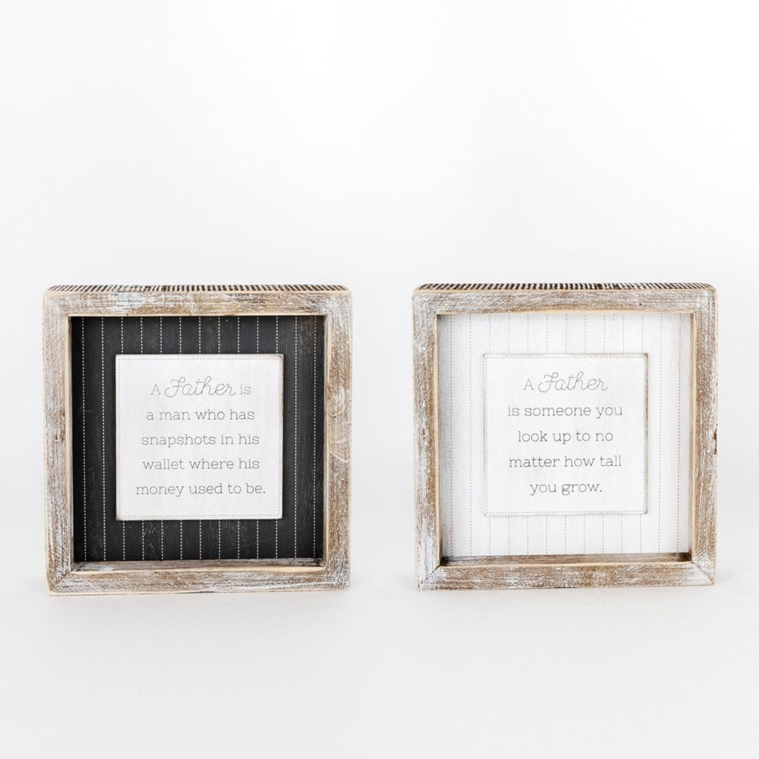 A Father Reversible Sign