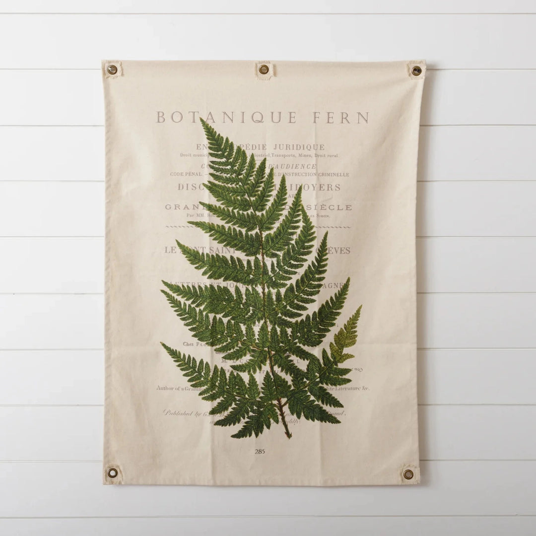 Fern Canvas Wall Hanging