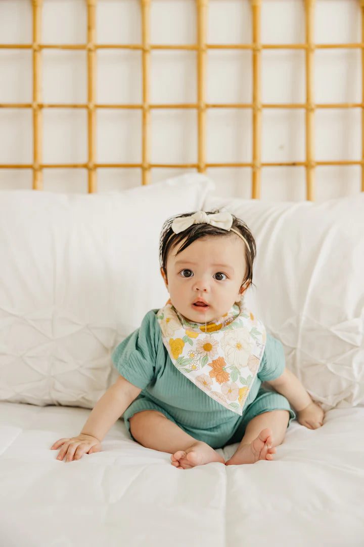 Lemon Bandana Bib Set