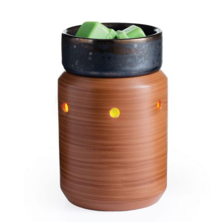 Pewter Walnut Midsize Illumination Warmer