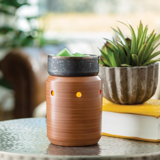 Pewter Walnut Midsize Illumination Warmer