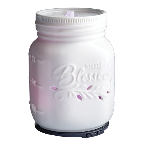 Mason Jar Lighted Oil Diffuser