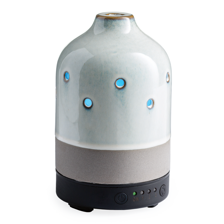 Glazed Concrete Lighted Oil Diffuser