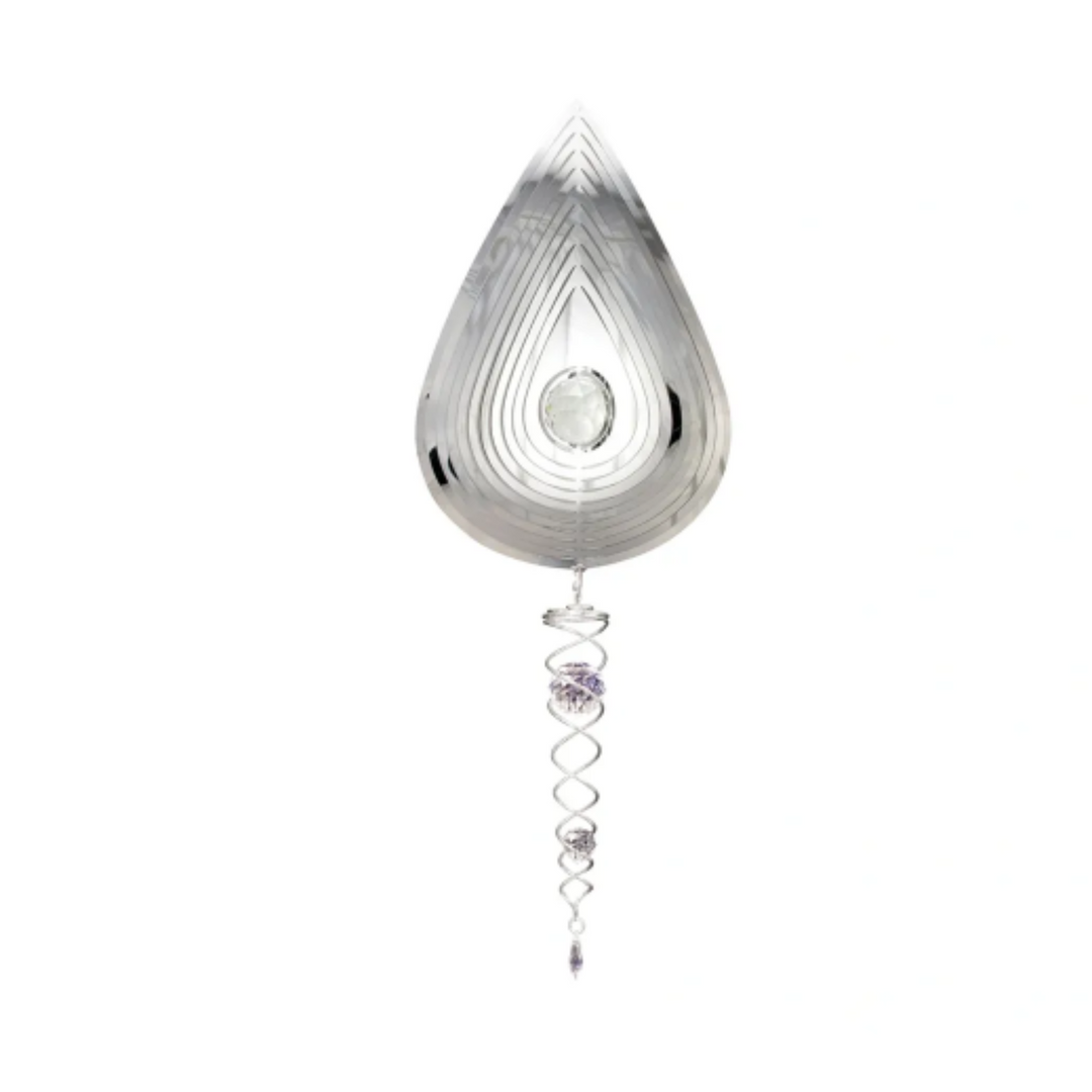 Crystal Mirror Teardrop Mini Spinner Set