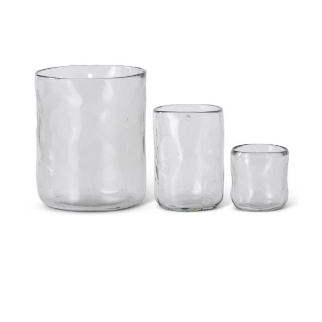 Hand Blown Hanging Vases
