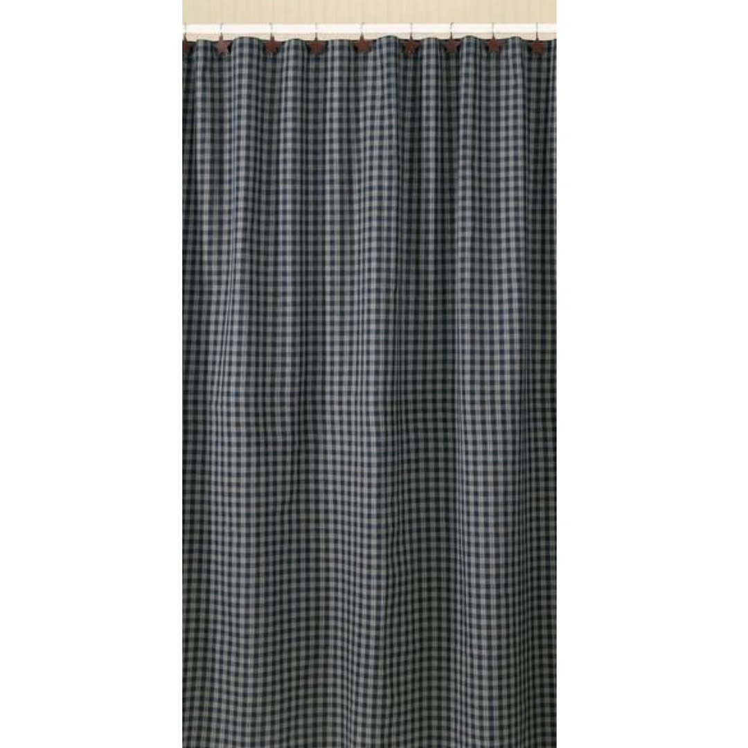Sturbridge Navy Shower Curtain